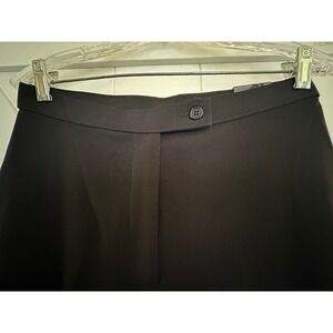 NWT Investments Petites Blk Madison Ave Crop Pants Sz 6P Comfort‎ Hidden Elastic
